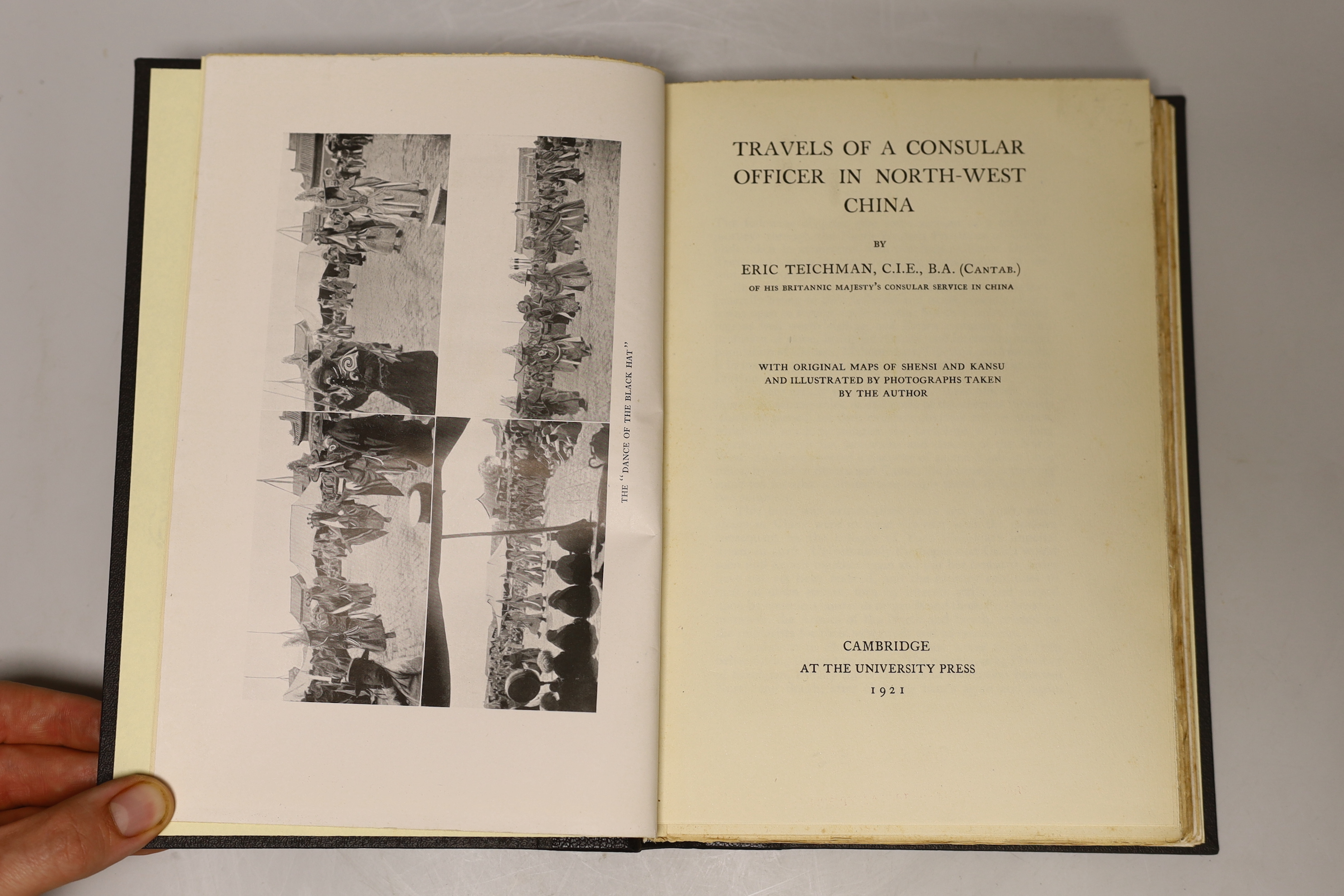 Fortune, Robert - Two Visits to the Tea Countries of China and the Tea Plantations in the Himalaya ... 3rd edition, 2 vols, pictorial engraved and printed titles, folded map, 6 plates, engraved text illus.; rebound cloth